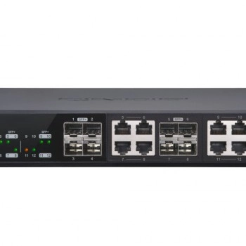 威聯通 QNAP 12 Ports 10G 網管交換器, QSW-M1208-8C