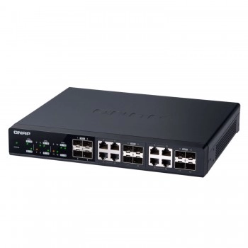 威聯通 QNAP 12 Ports 10G 網管交換器, QSW-M1208-8C