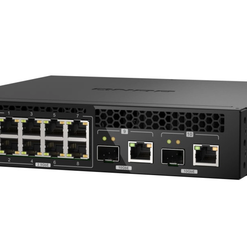 威聯通 QNAP 10 Ports 管理型交換器, QSW-M2108R-2C交換器