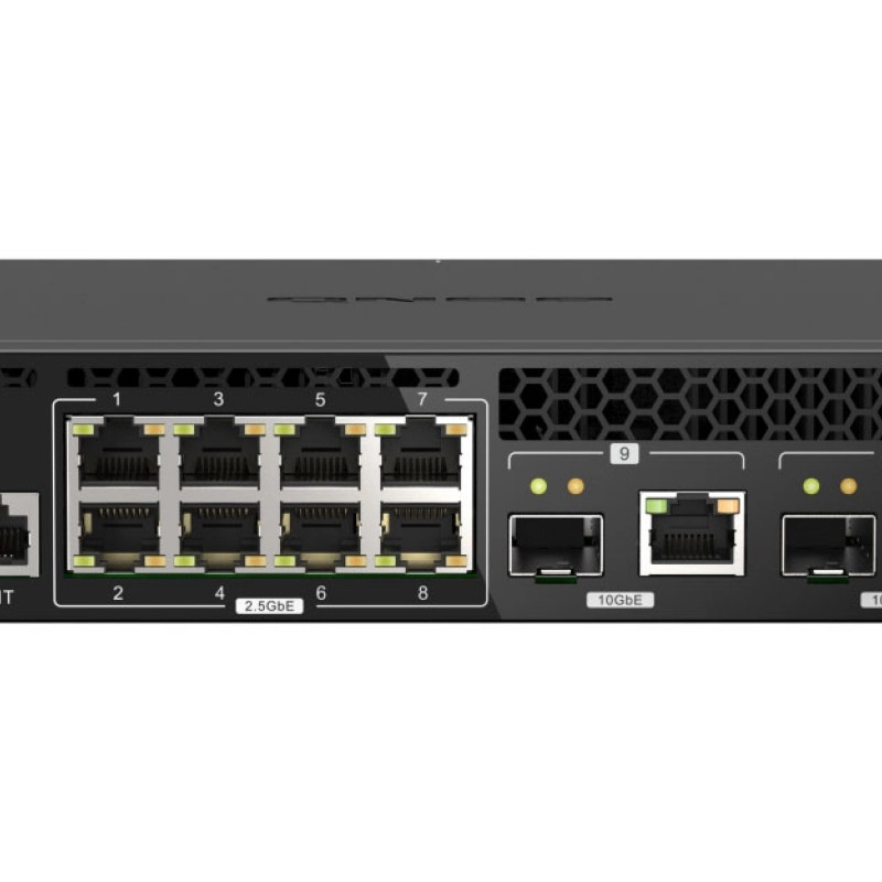 威聯通 QNAP 10 Ports 管理型交換器, QSW-M2108R-2C交換器