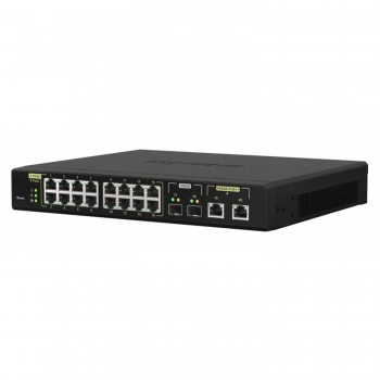 威聯通 QNAP 20 Ports PoE 網管型交換器, QSW-M2116P-2T2S