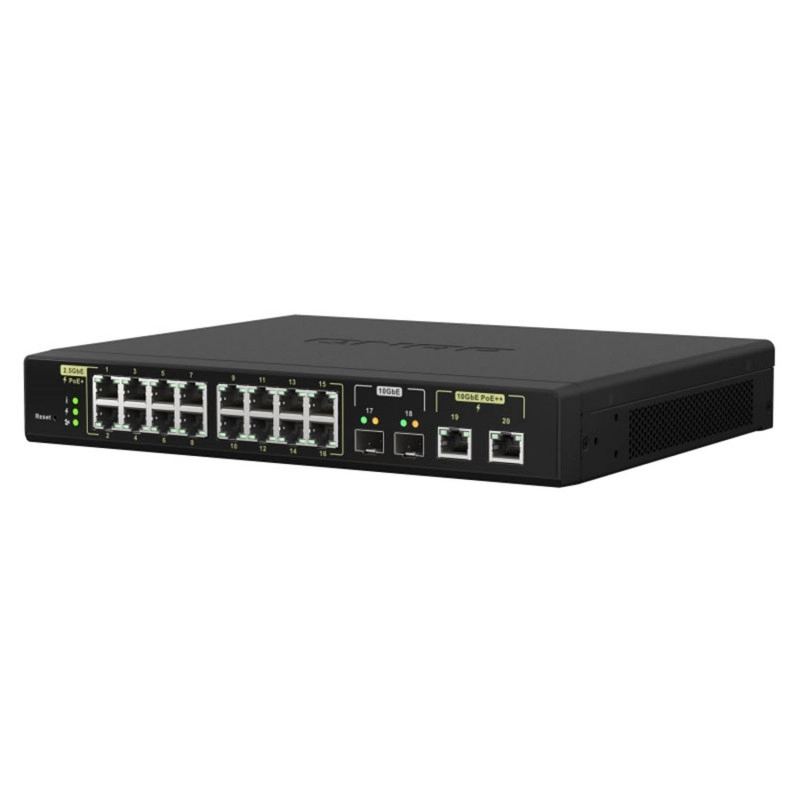 威聯通 QNAP 20 Ports PoE 網管型交換器, QSW-M2116P-2T2S交換器
