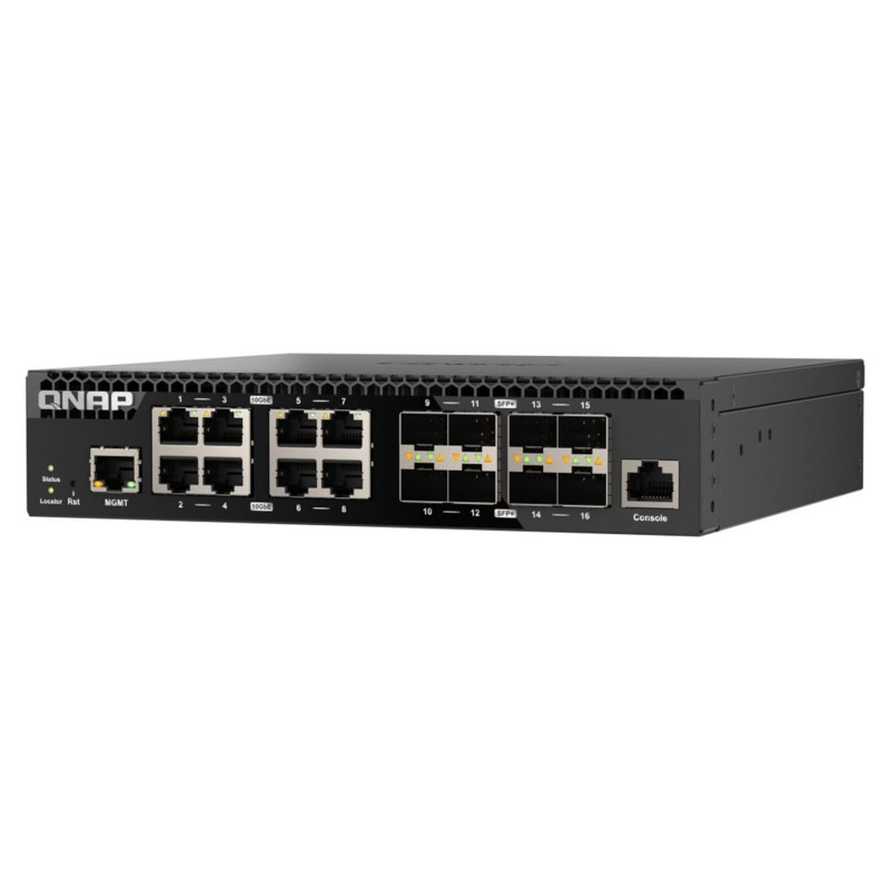 威聯通 QNAP 16 Ports 網管型交換器, QSW-M3216R-8S8T交換器