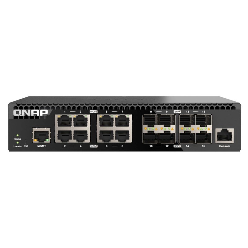 威聯通 QNAP 16 Ports 網管型交換器, QSW-M3216R-8S8T交換器
