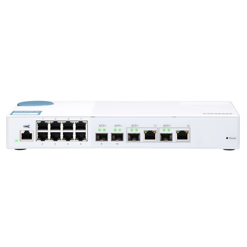 威聯通 QNAP 12 Ports 10GbE 管理型交換器, QSW-M408-2C交換器