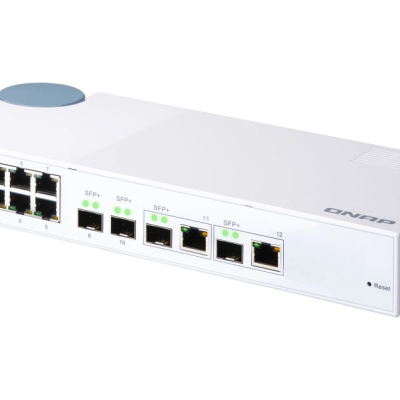 威聯通 QNAP 12 Ports 10GbE 管理型交換器, QSW-M408-2C交換器