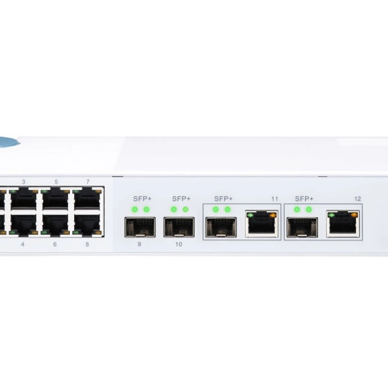 威聯通 QNAP 12 Ports 10GbE 管理型交換器, QSW-M408-2C交換器