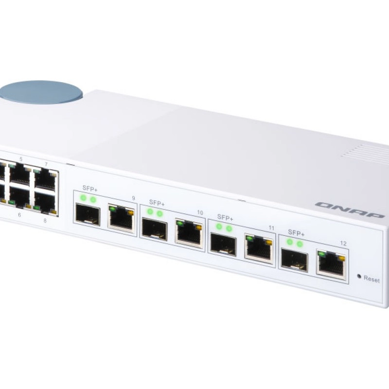 威聯通 QNAP 12 Ports 10GbE 管理型交換器, QSW-M408-4C交換器