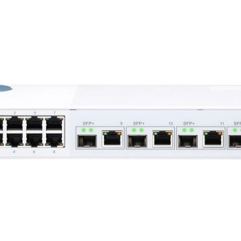 威聯通 QNAP 12 Ports 10GbE 管理型交換器, QSW-M408-4C