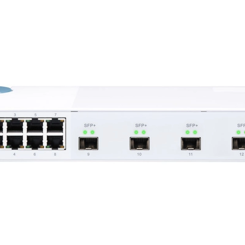 威聯通 QNAP 12 Ports 10GbE 管理型交換器, QSW-M408S交換器