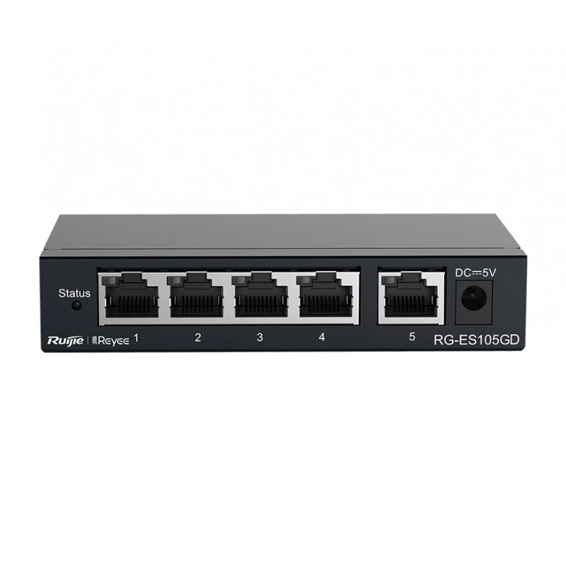 睿易 Reyee Gigabit unmanaged Switch, RG-ES105GD交換器