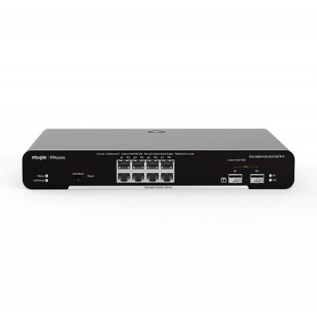 睿易 Reyee L2 Cloud Managed PoE Switch, RG-NBS3100-8GT2SFP-P-V2