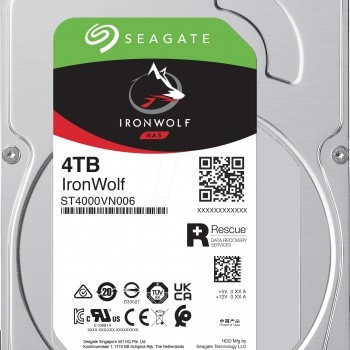 Seagate IronWolf 4TB 3.5" HDD, 型號: ST4000VN006