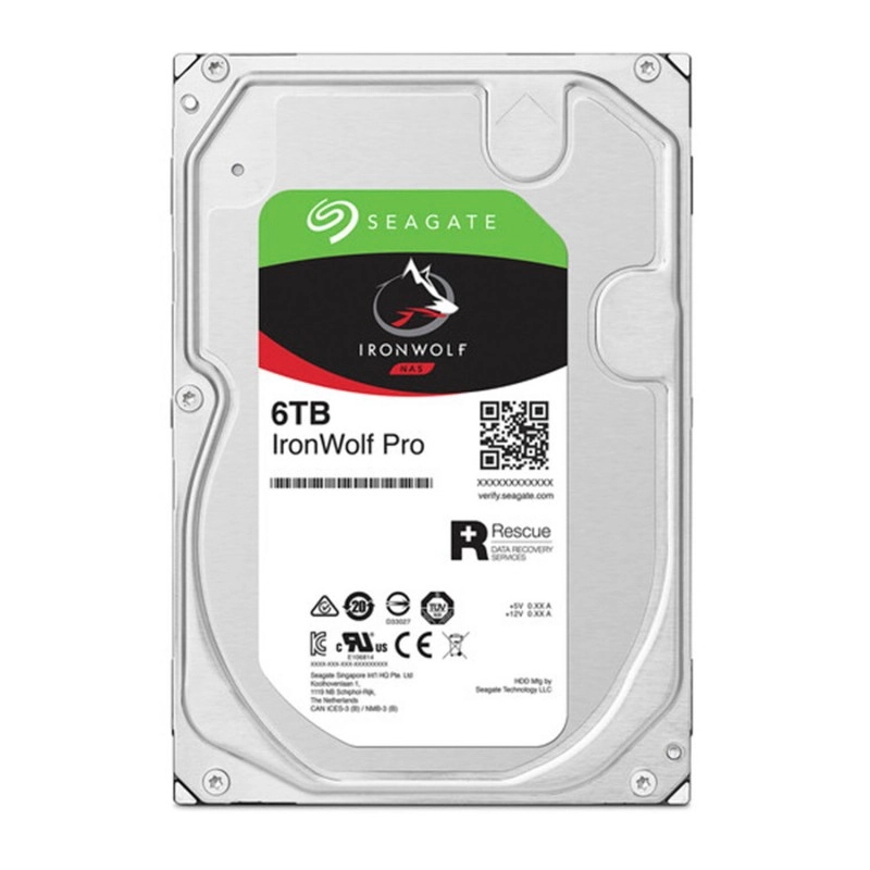 Seagate IronWolf Pro 6TB 3.5吋 內置硬碟, ST6000NT001內置硬碟
