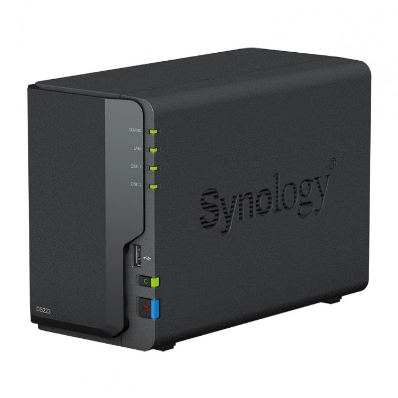 群暉 Synology 2 Bay 網絡儲存裝置, DS223直立式 NAS