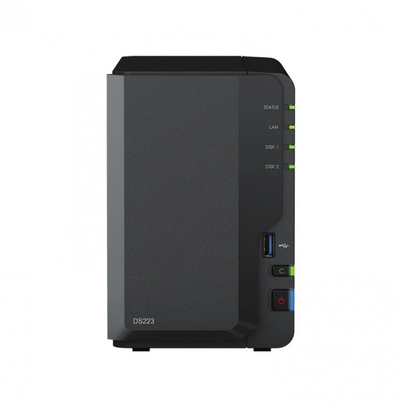 群暉 Synology 2 Bay 網絡儲存裝置, DS223直立式 NAS