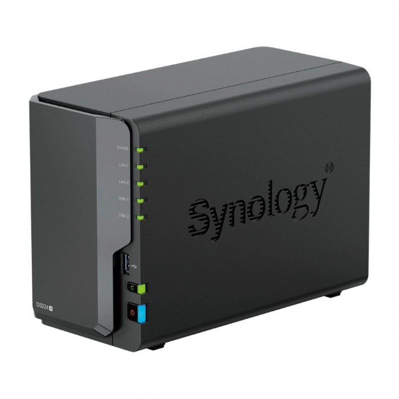 群暉 Synology 2 Bay 網絡儲存裝置, DS224+直立式 NAS