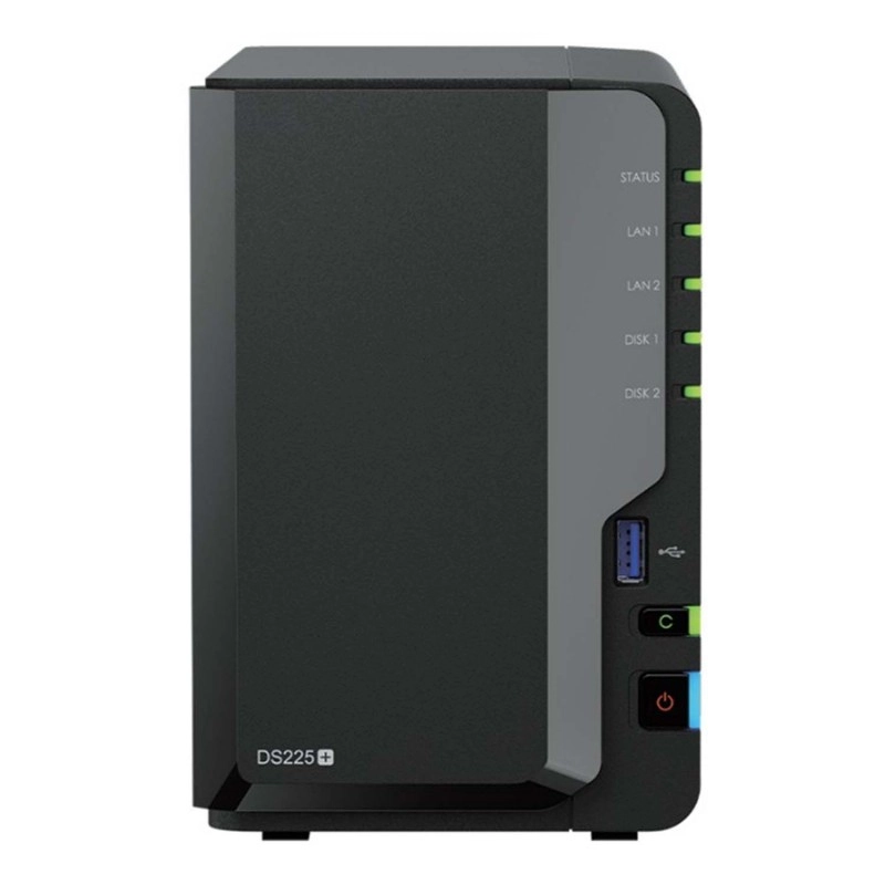 群暉 Synology 2 Bay 網絡儲存裝置, DS225+直立式 NAS