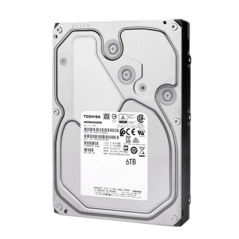 Toshiba 6TB 企業版 3.5吋 內置硬碟, MG08ADA600E內置硬碟
