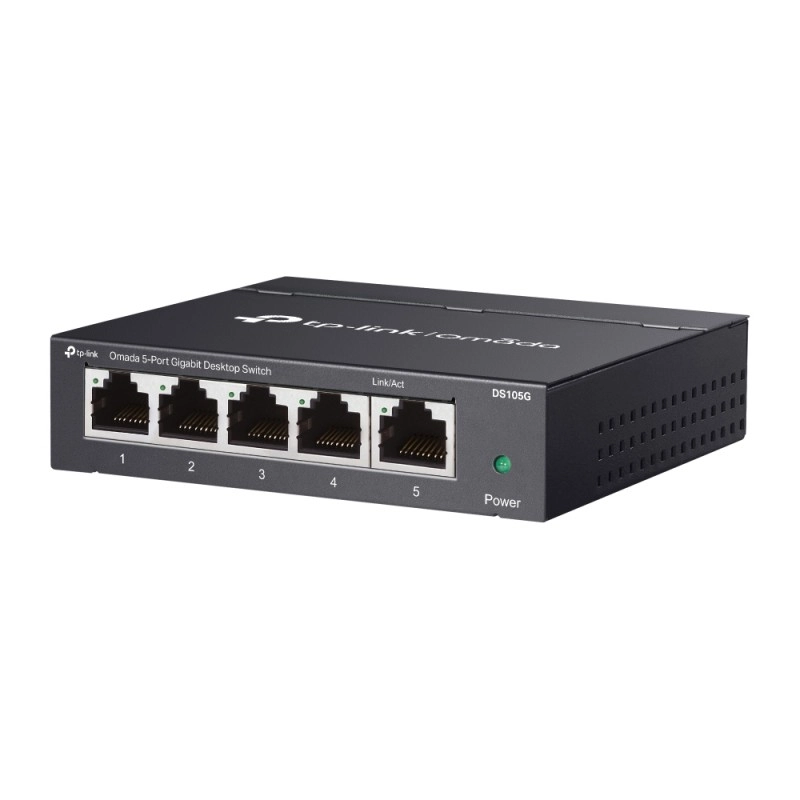 TP-Link Omada 5-Port Gigabit 非管理型交換器, DS105G