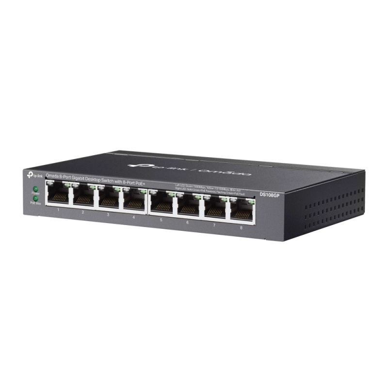 TP-Link Omada 8-Port Gigabit 非管理型交換器, DS108GP