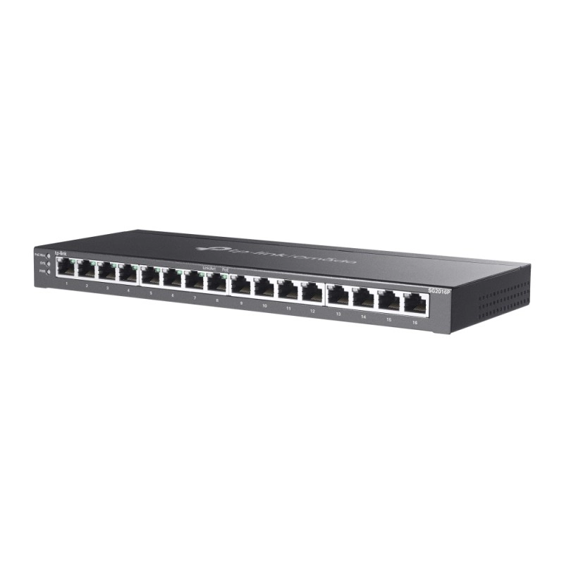 TP-Link Omada 16-Port Gigabit PoE+ 智慧型交換器, SG2016P