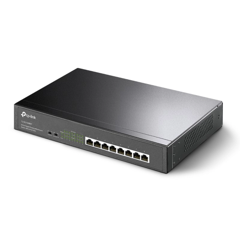 TP-Link 8-Port Gigabit PoE+ 非管理型交換器, TL-SG1008MP