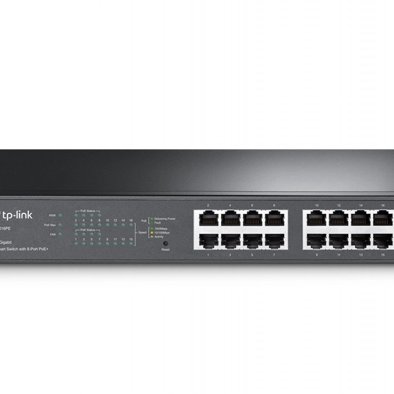 TP-Link 16-Port Gigabit PoE+ 智慧型交換器, TL-SG1016PE