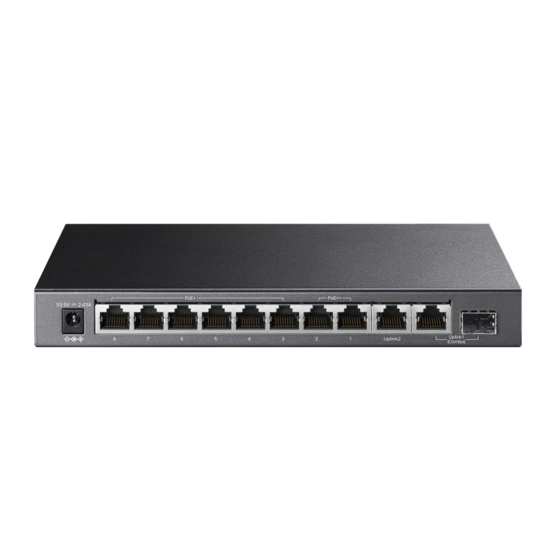 TP-Link 10-Port Gigabit PoE+ 非管理型交換器, TL-SG1210PP