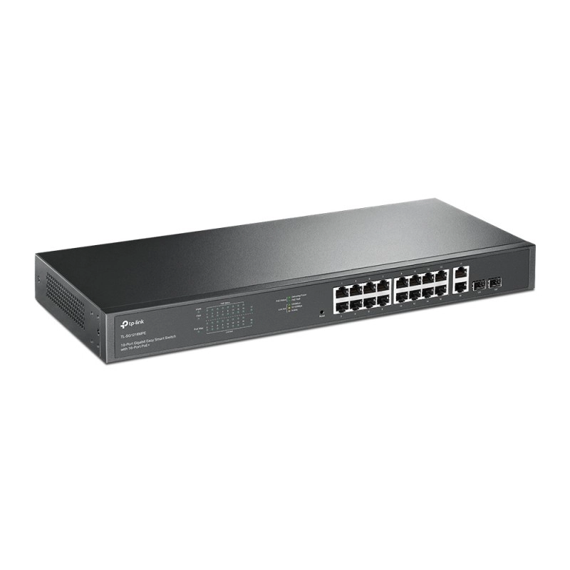 TP-Link 18-Port Gigabit PoE+ 智慧型交換器, TL-SG1218MPE