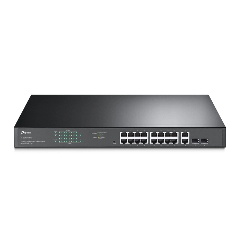 TP-Link 18-Port Gigabit PoE+ 智慧型交換器, TL-SG1218MPE