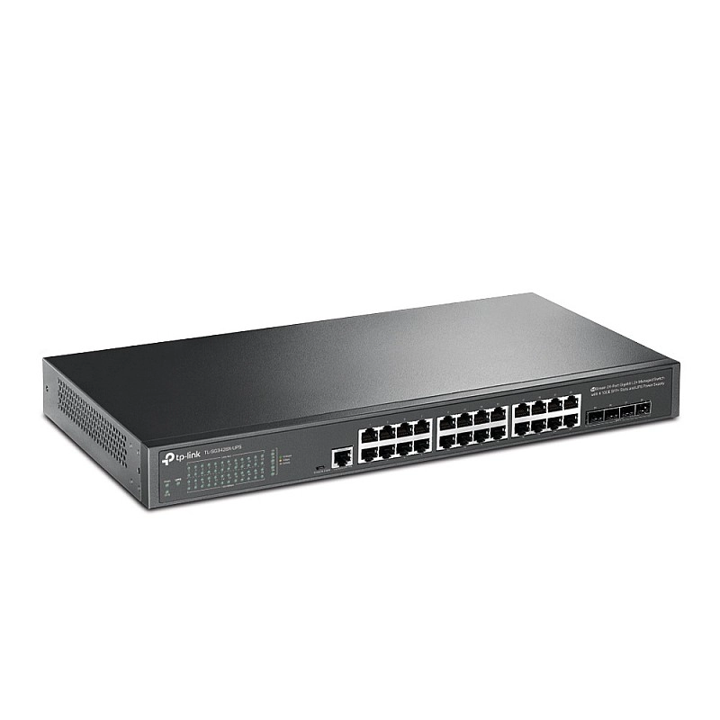 TP-Link JetStream™ 24-Port Gigabit L2+ 管理型交換器, TL-SG3428X-UPS