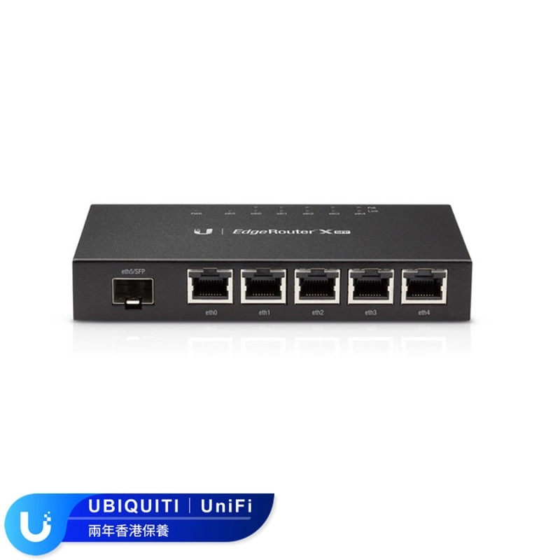 Ubiquiti EdgeRouter X-SFP 5 Ports 路由器, ER-X-SFP路由器