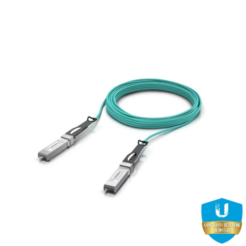 UBIQUITI UNIFI DAC CABLE 纜線 10米, UACC-AOC-SFP10-10M網絡配件
