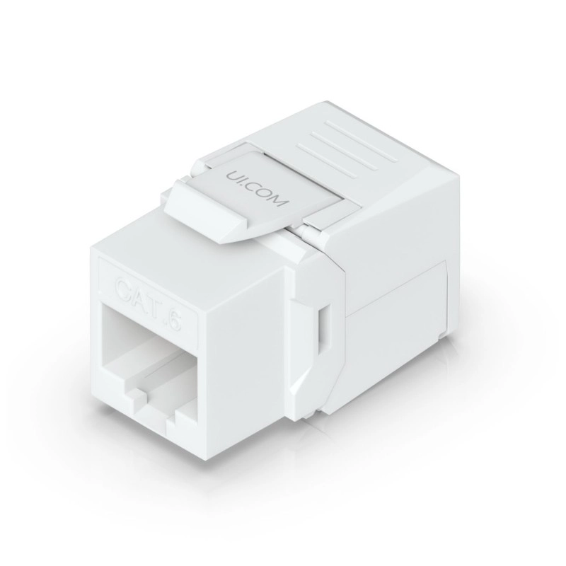 Ubiquiti Cat6 Keystone Jack, 12個裝, UACC-Keystone-Jack-C6