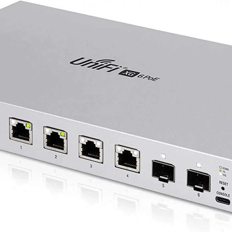 Ubiquiti UniFi XG 6 Ports POE 全管交換器, US-XG-6POE交換器