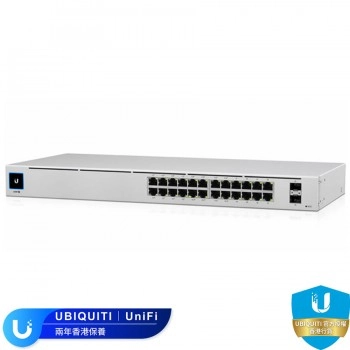 Ubiquiti UniFi 24-port PoE Gigabit 交換器, USW-24-POE