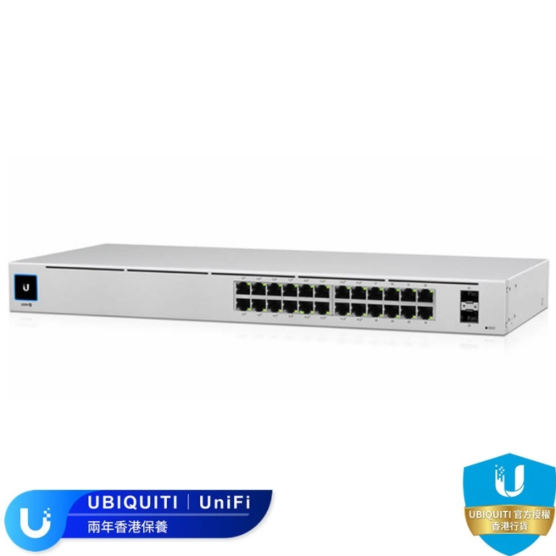 Ubiquiti UniFi 24-port PoE Gigabit 交換器, USW-24-POE交換器