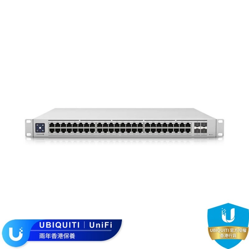 Ubiquiti UniFi 48-Port POE+ 750W 企業級全網管交換器, USW-Enterprise-48-PoE︱原廠保養
