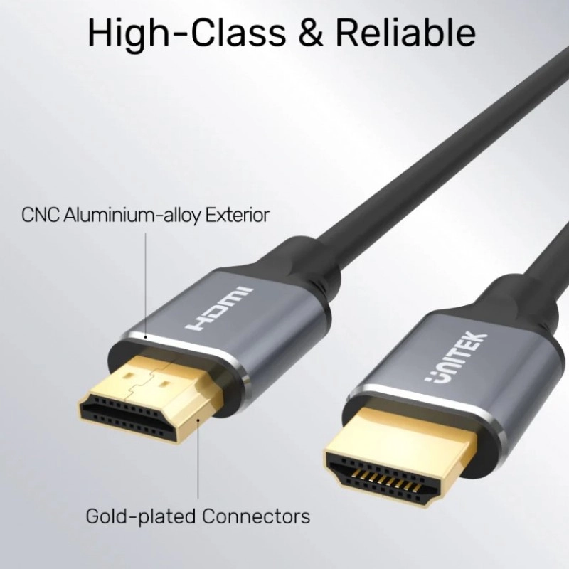 Unitek 8K 超高速 HDMI 影音線 支援 PS5 4K網絡配件