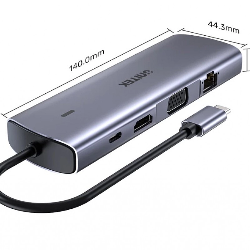 Unitek 9合1 USB-C 擴展器, D1113AAdapter / Docking