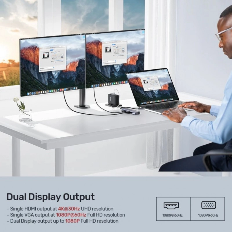 Unitek 9合1 USB-C 擴展器, D1113AAdapter / Docking
