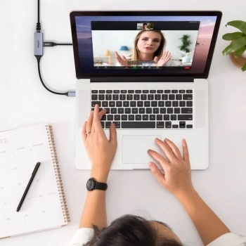 Unitek 2 合 1 USB-C 轉千兆位乙太網轉接器, U1323A