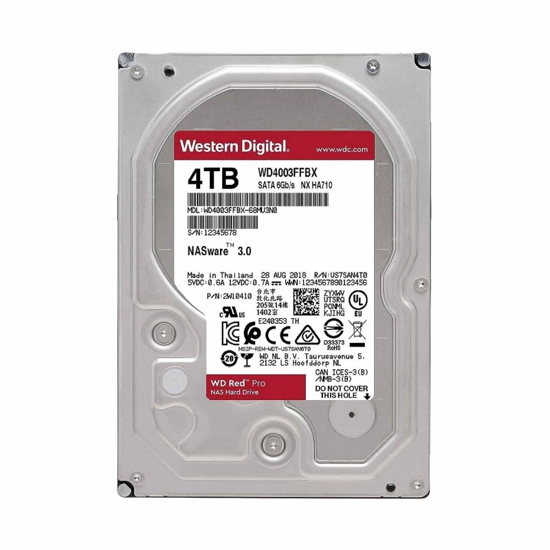 WD Red Pro 4TB 3.5吋 內置硬碟, WD4003FFBX內置硬碟
