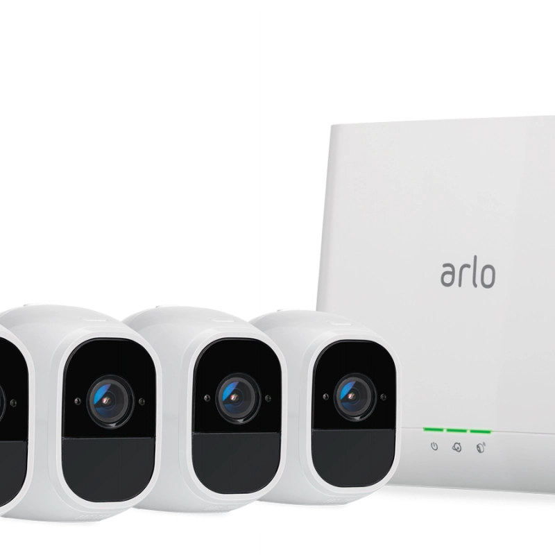 Arlo Pro2 1080P Wire-Free Weather-Proof 4-Camera System, VMS4430PIP CAM