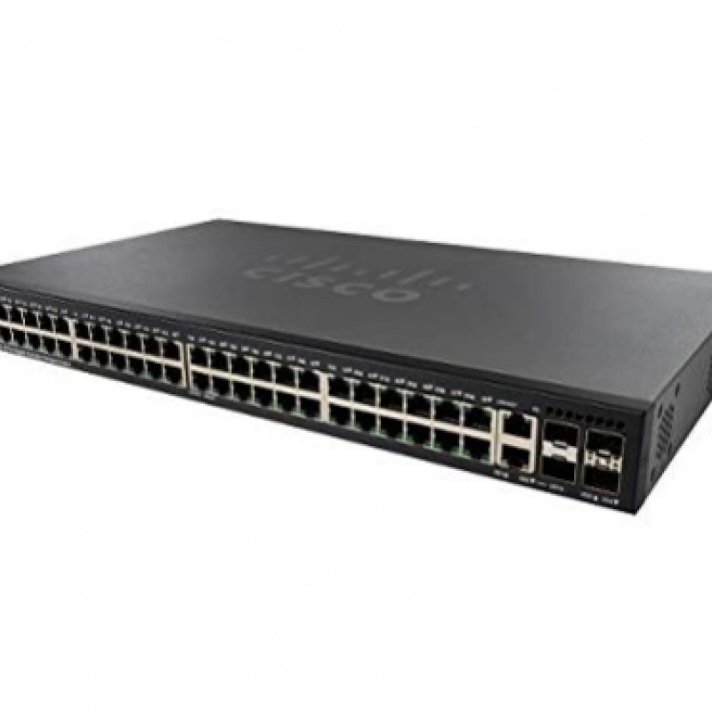 Cisco SG550X-48MP 48-port Gigabit PoE Stackable Switch, SG550X-48MP-K9-UK交換器
