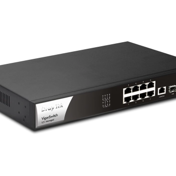 DrayTek Vigor-P2100, Gigabit 140w PoE Smart 交換器