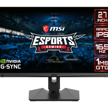MSI Optix MAG274QRF-QD 27" WQHD 165Hz QD IPS Gaming 電腦屏幕, MO-MA274QD