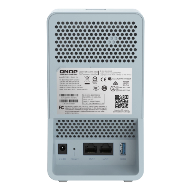威聯通 QNAP Wi-Fi Mesh AC2200 SD-WAN 路由器, QMiro-201W路由器