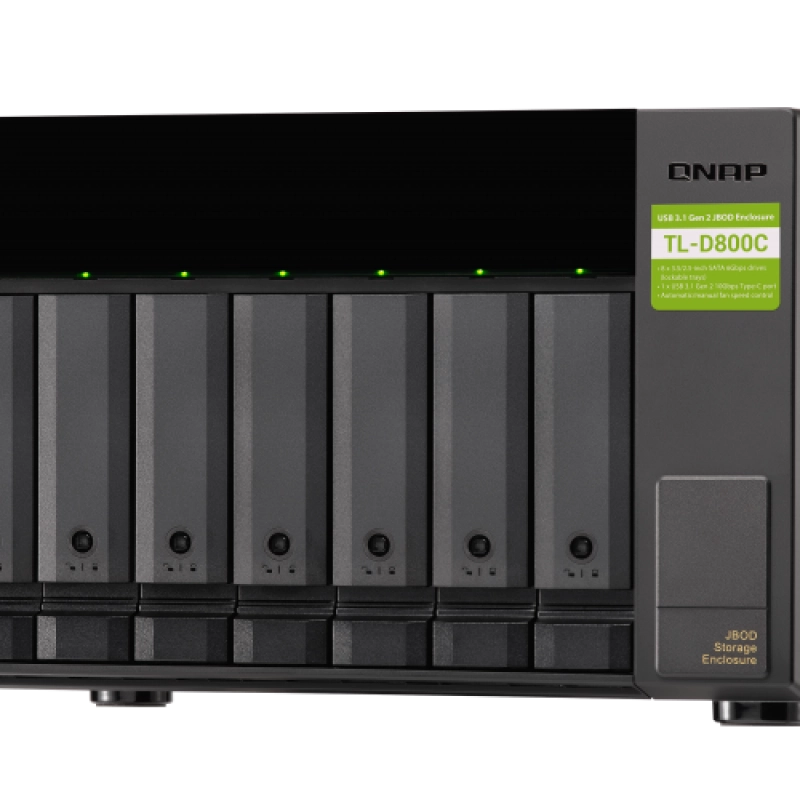 威聯通 Qnap TL-D800CNAS 儲存擴充設備